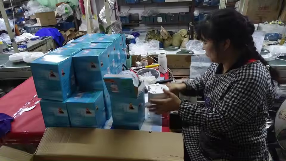 ningbo aoshun electrical 工場生産ライン