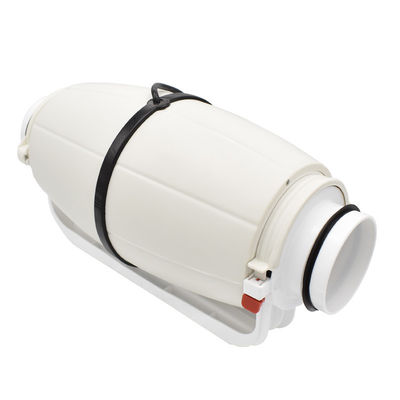 125mm HVAC用のダクトファン オーダーメイドOEMサポート サイレンス インライン プラスチック混合流量