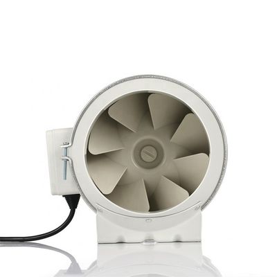 プラスチック 4 5 6 8 インチ低騒音抽出器 軸間混合気流 インラインダクト 水産栽培テント カスタマイズファン