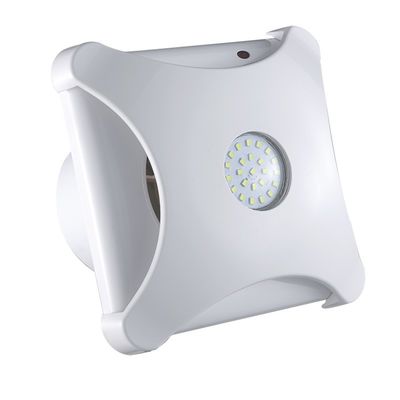 壁扇風機 100-150mm 4 6インチ 220V/110V シャッター 換気抽出扇風機 LED照明とプラスチックブレード