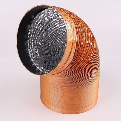 伝統的な100MM 125MM 空気半硬 8インチ半硬 アルミ 柔軟な管管
