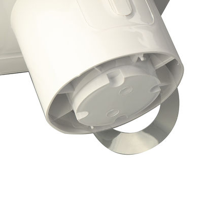 100mm バスルーム 超静かな換気扇と LEDライト 壁掛け排気扇