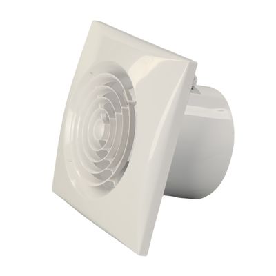 100mm バスルーム 超静かな換気扇と LEDライト 壁掛け排気扇