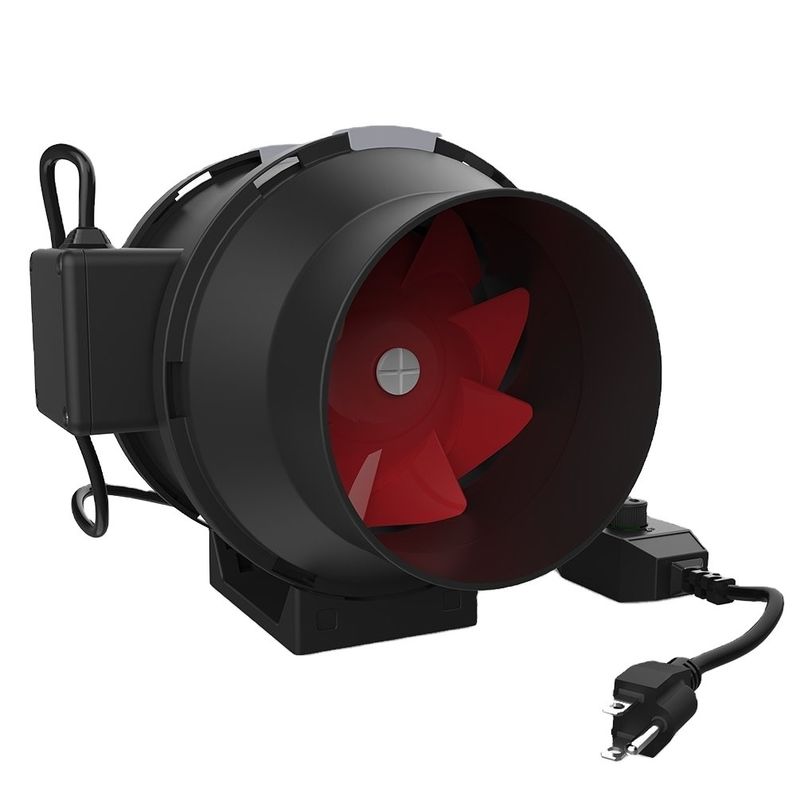 125mm HVAC用のダクトファン オーダーメイドOEMサポート サイレンス インライン プラスチック混合流量