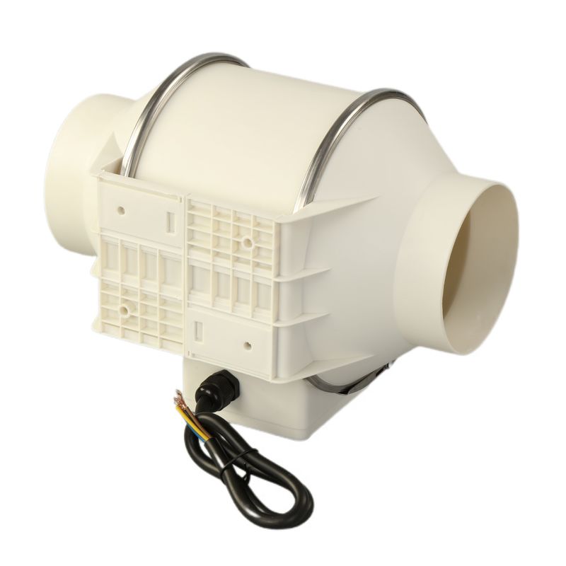 100/125/150mm プラスチック水栽培 静かな混合流出排気線内チャット扇風機