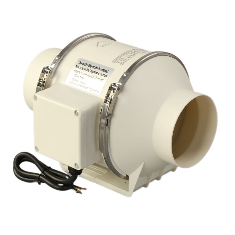 AC電流型 850 cfm 低騒音成長室排気用直線軸流扇
