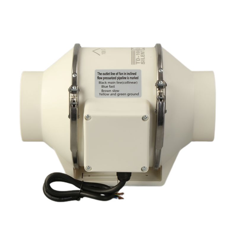 10 インチ 120mm 2 スピード 成長 インライン ドクト エクストラクタ HF 壁窓にマウントされた扇風機